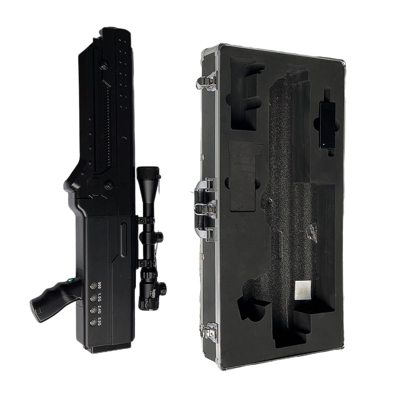  爱民手持便携式枪型低空防御反制四通道A型